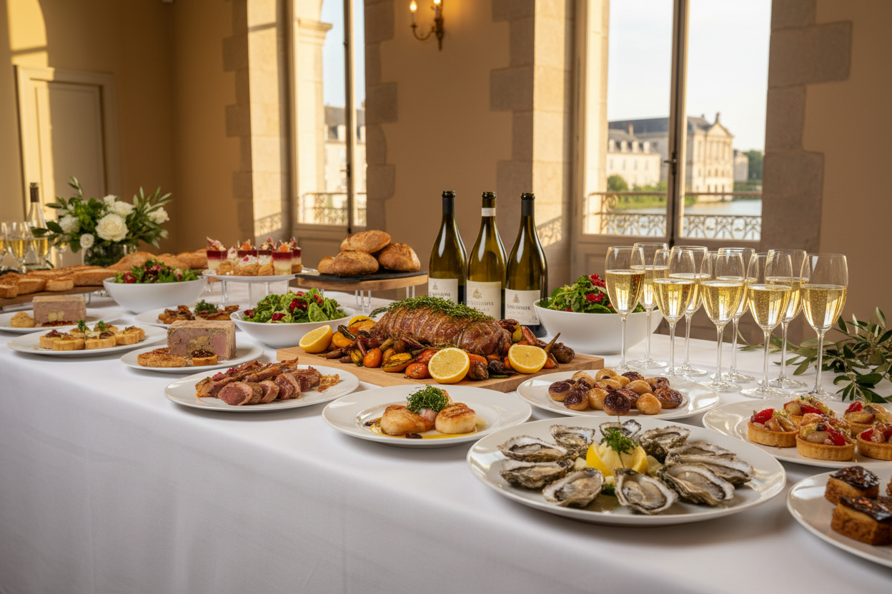 Traiteur à Libourne - Réception gastronomique élégante par Nectar Traiteur en Gironde