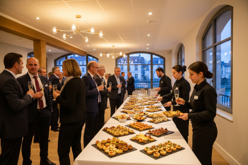 Cocktail d'entreprise à Libourne - Service traiteur professionnel par Le Nectar Traiteur