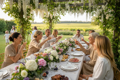 Traiteur réception privée à Libourne - Fête en famille en Gironde par Nectar Traiteur